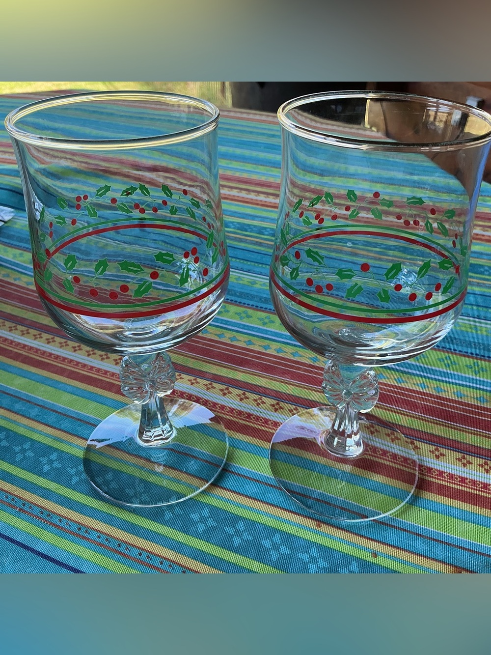 Libbey Glass x Arby’s Christmas Stemware - set of 2